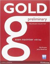 Gold preliminary exam maximiser with key. Per le Scuole superiori. Con CD Audio. Con espansione online