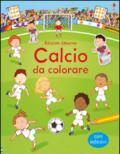 Calcio da colorare. Con adesivi