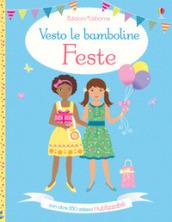 FESTE E SHOPPING. VESTO LE BAMBOLINE. CON ADESIVI