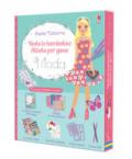 Moda. Vesto le bamboline. Stilista per gioco. Atelier Usborne. Con gadget. Con Adesivi