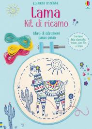 Lama. Kit di ricamo. Con gadget