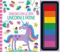 Unicorni e fatine. Disegno con le dita. Ediz. a colori. Ediz. a spirale. Con 7 tamponi inchiostrati