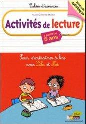 Activités de lecture