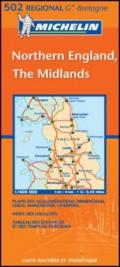 Northern England, The Midlands 1:400.000