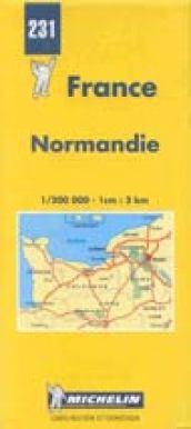 France. Normandie 1:200.000