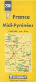 France. Midi-Pyrénées 1:200.000