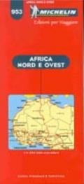 Afrique nord et ouest 1:4.000.000