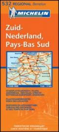 Zuid-Nederland, Pays-Bas sud 1:200.000