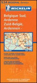 Belgique sud, Ardenne-Zuid-Belgie, Ardennen 1:200.000