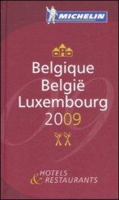 Belgique Luxembourg-België Luxembourg 2009. La Guida Michelin. Ediz. francese, tedesca, olandese e inglese