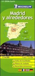 Madrid y alrededores 1:170.000. Ediz. multilingue