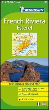 French Riviera. Esterel. 1:100.000. Ediz. italiana e inglese