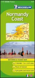 Normandy Coast 1:150.000. Ediz. inglese e francese