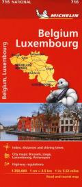 Michelin Belgium Luxembourg Maps 716