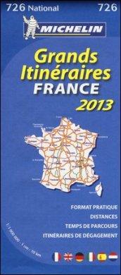 France. Grands itinéraires 1:1.000.000