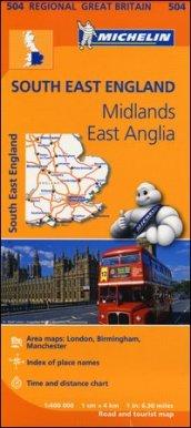 South East England, Midlands, East Anglia 1:400.000