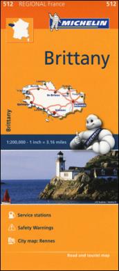 Bretagne-Brittany 1:200.000