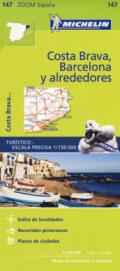 Costa Brava, Barcelona y alrededores 1:150.000