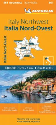 Italy Northwest-Italia Nord Ovest 1:400.000