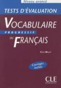 Vocabulaire Progressif Du Francais Tests D'Evaluation (Advanced)