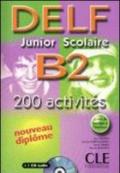 AAVV NOUVEAU DELF JUNIOR SCOLAIRE B2 LIVRE+CD