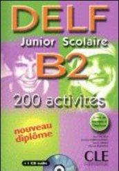 AAVV NOUVEAU DELF JUNIOR SCOLAIRE B2 LIVRE+CD