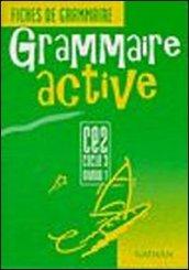 Grammaire active CE2. Fiches de grammaire. Per la Scuola elementare