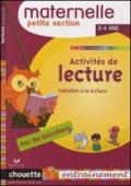Activités de lecture maternelle. Petite section. 3-4 ans. Per la Scuola elementare