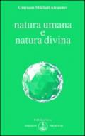 Natura umana e natura divina