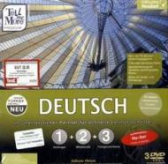 Deutsch als Fremdsprache 1-3, Anfänger/Mittelstufe/Fortgeschrittene, 3 DVD-ROMs