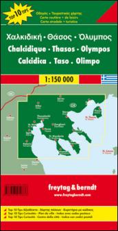 Calcidica-Taso-olimpo 1:150.000