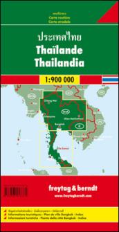 Thailandia 1:900.000: Wegenkaart 1:900 000