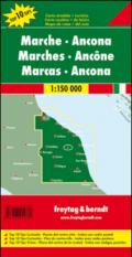 Marche. Ancona 1:150.000: Toeristische wegenkaart 1:150 000