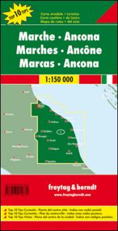 Marche. Ancona 1:150.000: Toeristische wegenkaart 1:150 000