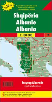 Albania 1:150.000. Ediz. albanese, francese e italiana
