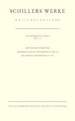 Schillers Werke. Nationalausgabe: Band 19/Ii: Historische Schriften. Anmerkungen Zu Den Bänden 17 Und 18, Register Zu Den Bänden 1719/I