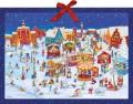 Trubel auf dem Weihnachtsmarkt: Wimmelbild-Adventskalender