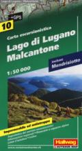 LAGO DI LUGANO - MALCANTONE CARTA 1:50000