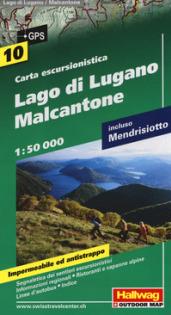 LAGO DI LUGANO - MALCANTONE CARTA 1:50000