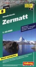 ZERMATT CARTA ESCURSIONISTICA 1:50000