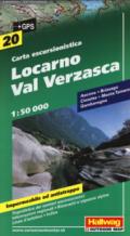 LOCARNO VAL VERZASCA. CARTA ESCURSIONISTICA 1:50000