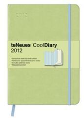 Light Green/Stripes Blue Cool Weekly 2012 Diary (Medium)