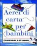 Aerei di carta per bambini