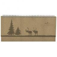Agenda da tavolo 2020 Terra, 12 mesi, settimanale, Alpha Edition Nature Line - 29,7x13,5