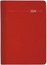 Agenda 2020 Rubino, 12 mesi, settimanale Alpha Edition Silk Line - 10,7x15,2