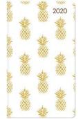 Agenda 2020 Ananas, 12 mesi, settimanale Alpha Edition Ladytimer Slim - 9x15,6