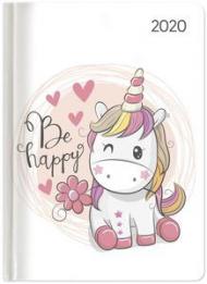 Agenda 2020 Unicorno, 12 mesi, settimanale Alpha Edition Ladytimer - 10,7x15,2
