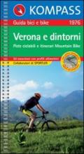 Guida bici e bike n. 1976. Piste ciclabili & MTB Verona e dintorni 1:50.000