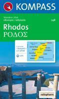 Carta escursionistica n. 248. Grecia. Rhodos 1:50.000. Adatto a GPS. DVD-ROM. Digital map