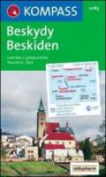 Carta escursionistica e stradale n. 2089. Repubblica Ceca. Beskiden Beskydy. Adatto a GPS. Digital map. DVD-ROM